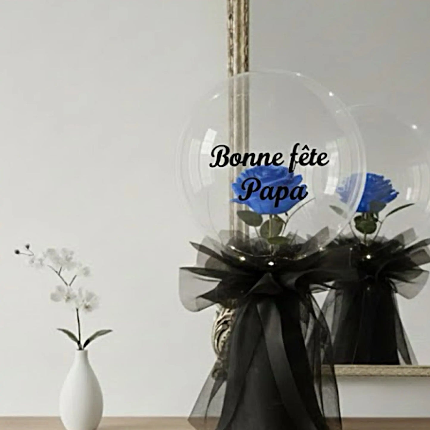 Une Rose Dans Sa Bulle FLOWERBOXTIME