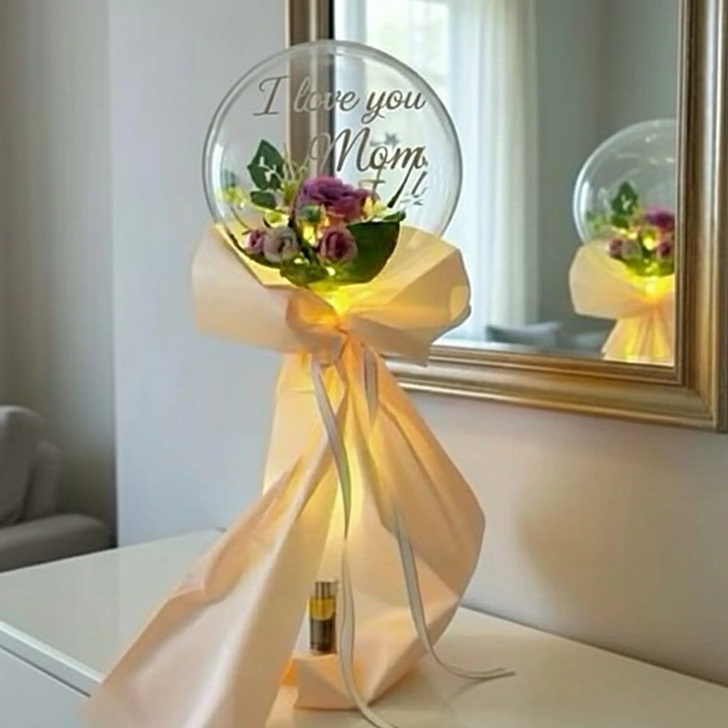 Sphère Florale Acrylique FLOWERBOXTIME