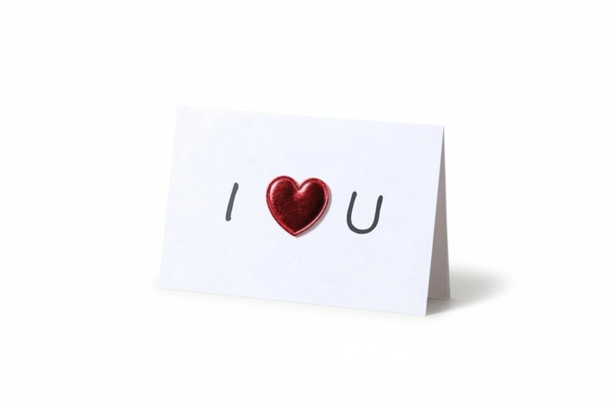 Cartes « I love u » FLOWERBOXTIME