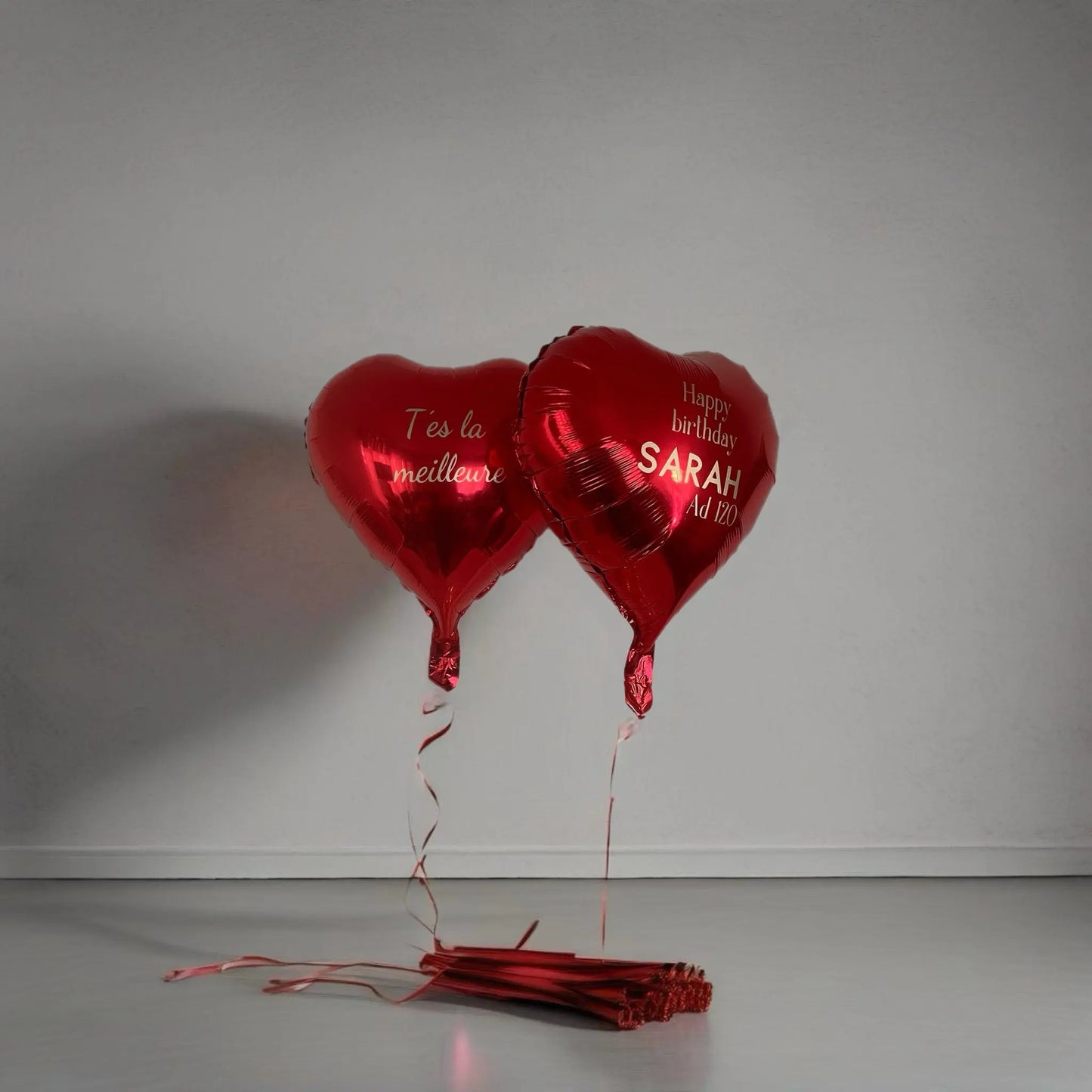 Ballons En Cœur Flowerboxtime