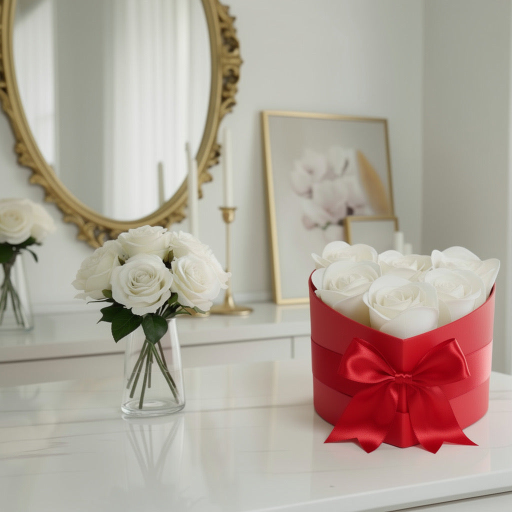 Flowerbox de Roses en Savon (S)