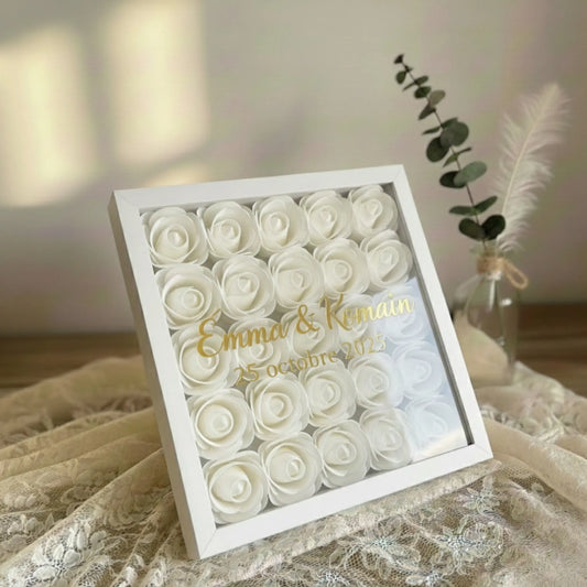 Cadre Floral Personnalisé FLOWER BOX TIME