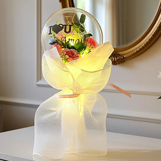 Sphère Florale Acrylique FLOWERBOXTIME