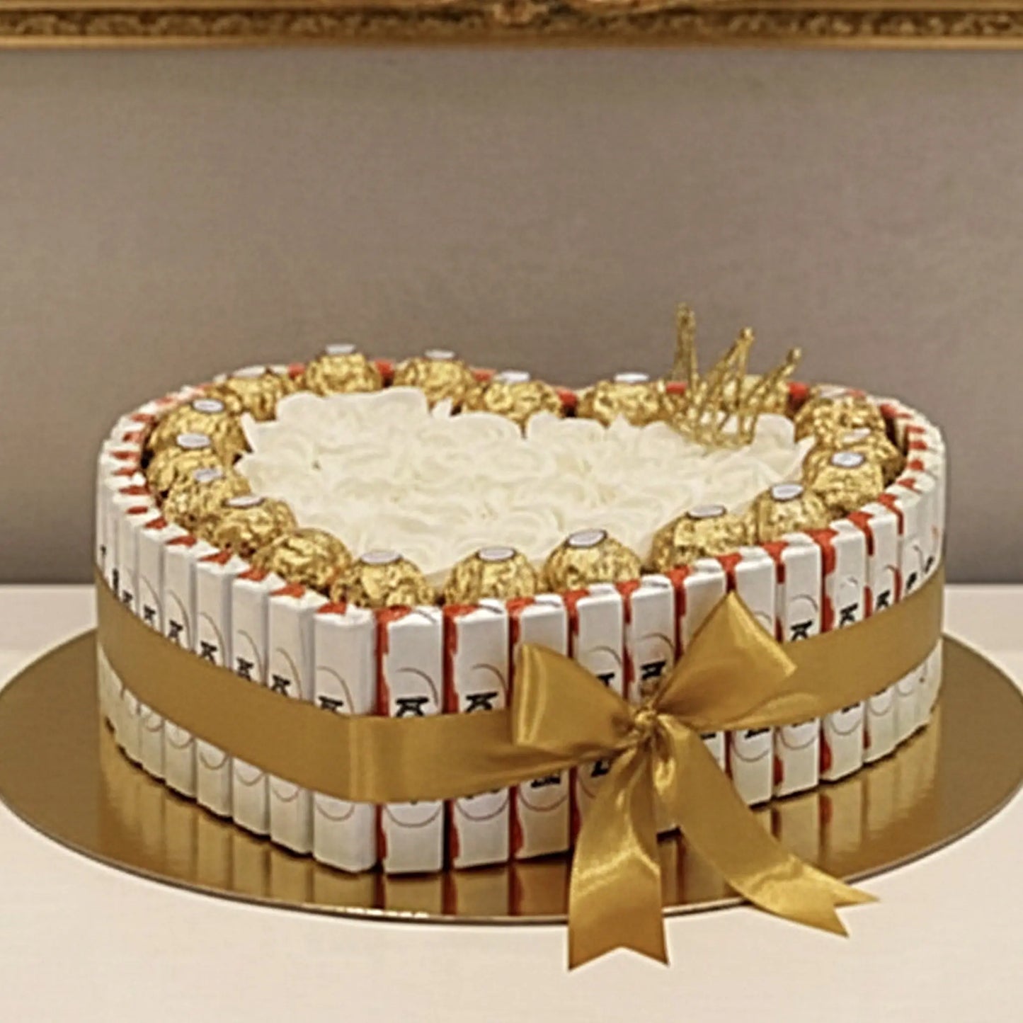 Trésor Gourmand : Box Chocolats et Roses (XL) FLOWERBOXTIME