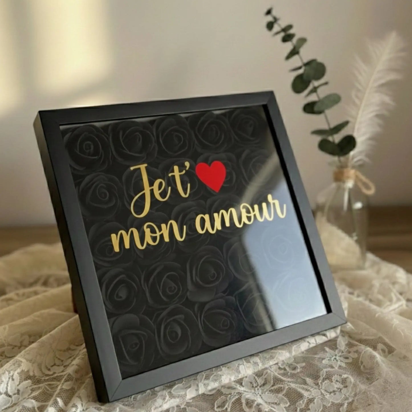 Cadre Floral Personnalisé FLOWER BOX TIME