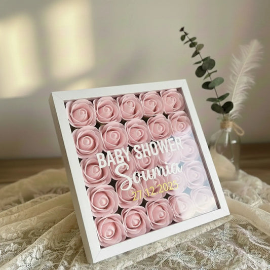 Cadre Floral Personnalisé FLOWER BOX TIME