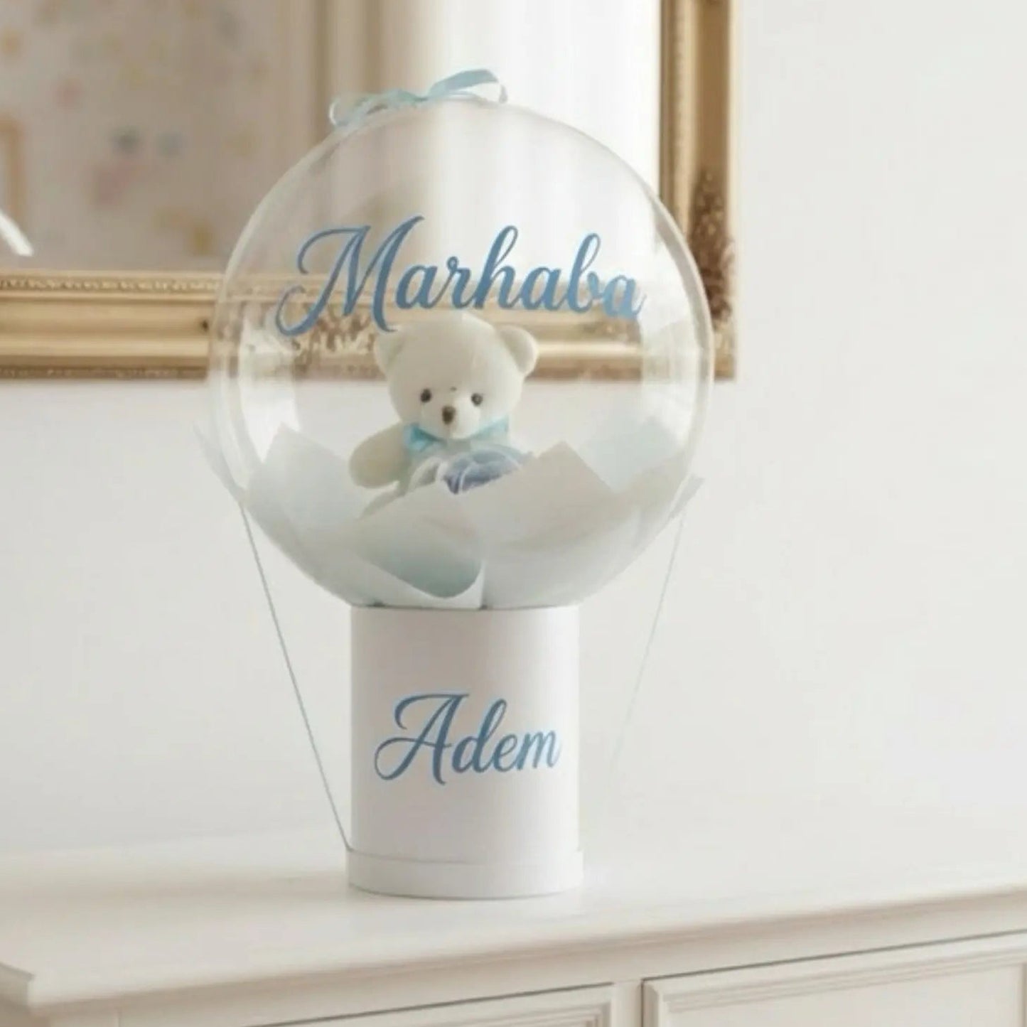 Flowerbox Bulle & Doudou (S) : L'Éclat du Bobo Ballon FLOWERBOXTIME