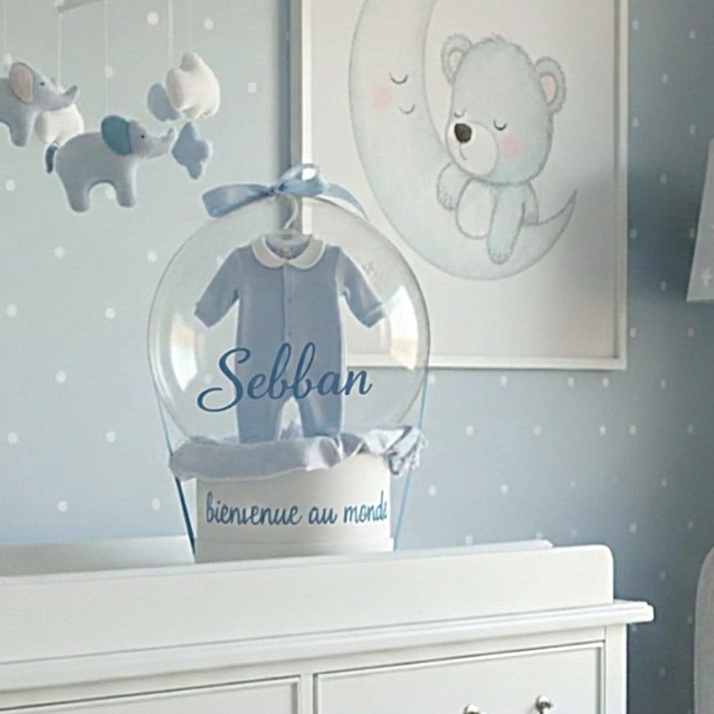 Ma Box Ballon Bébé "Petit Cocon" FLOWERBOXTIME