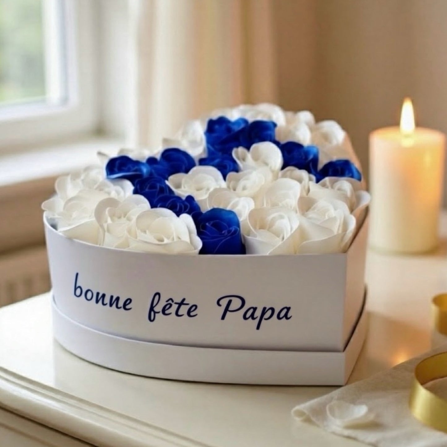 Flowerbox de Roses en Savon (L)