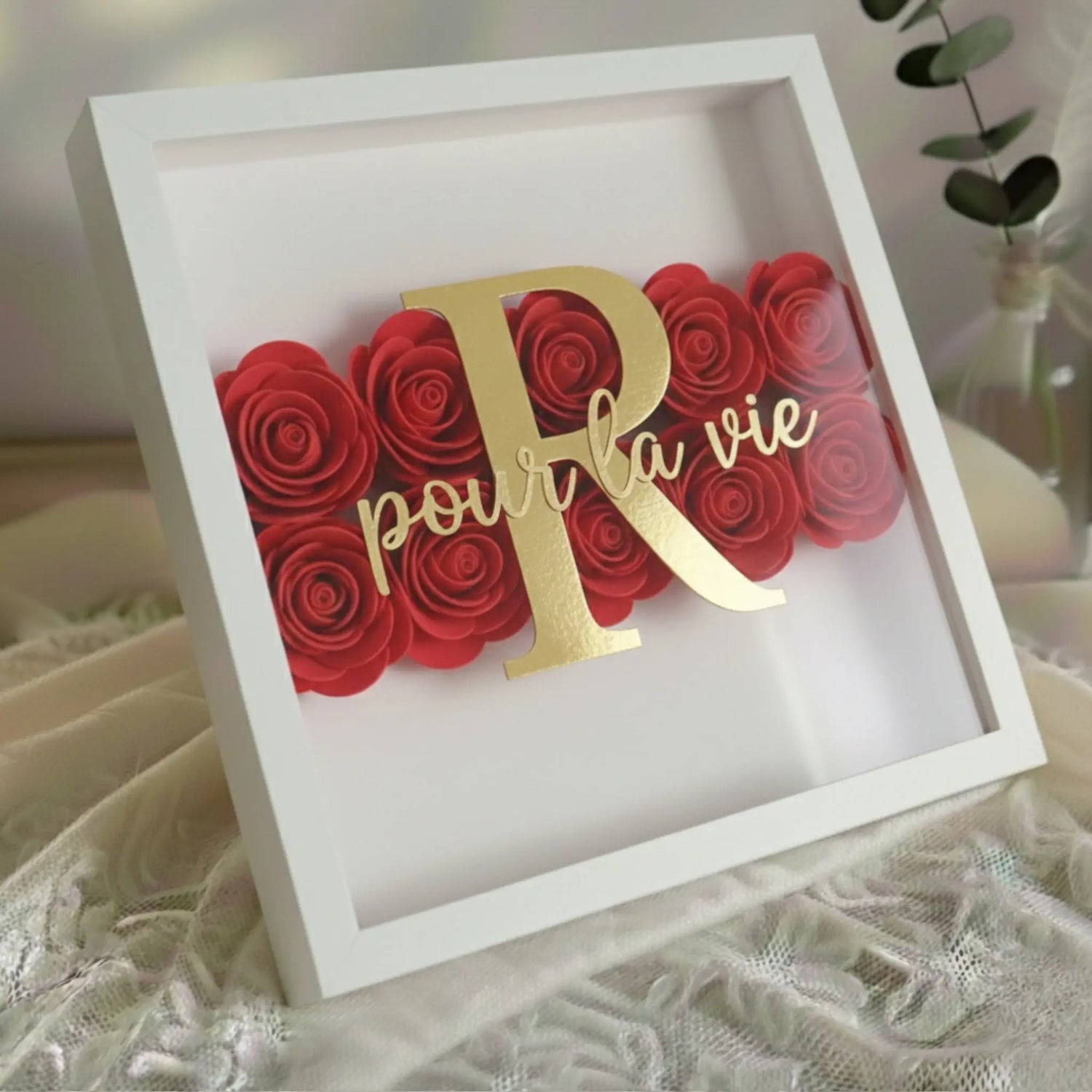 Cadre Avec Bande Florale FLOWER BOX TIME