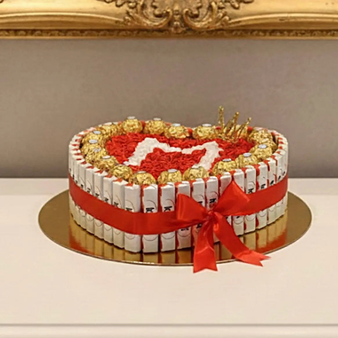 Trésor Gourmand : Box Chocolats et Roses (XL) FLOWERBOXTIME