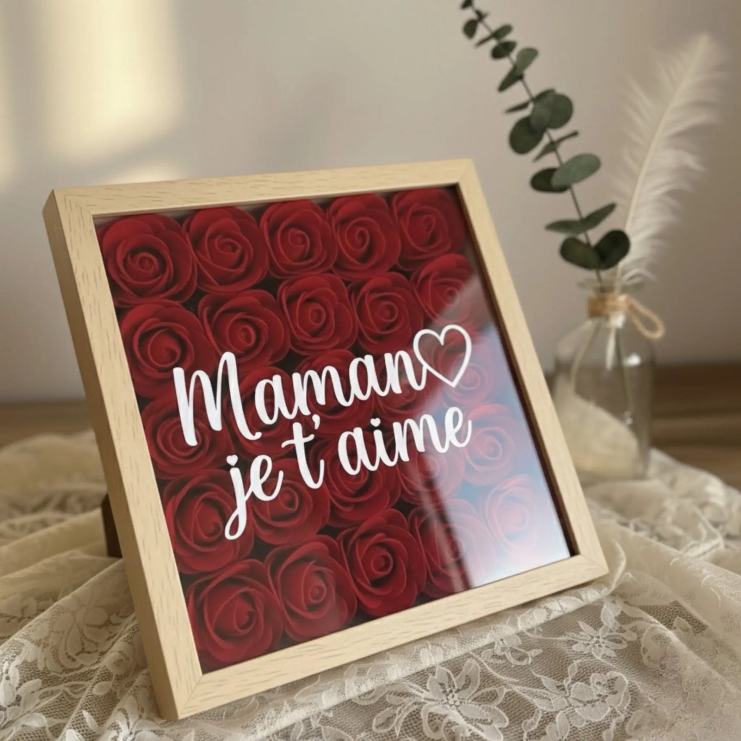 Cadre Floral Personnalisé FLOWER BOX TIME