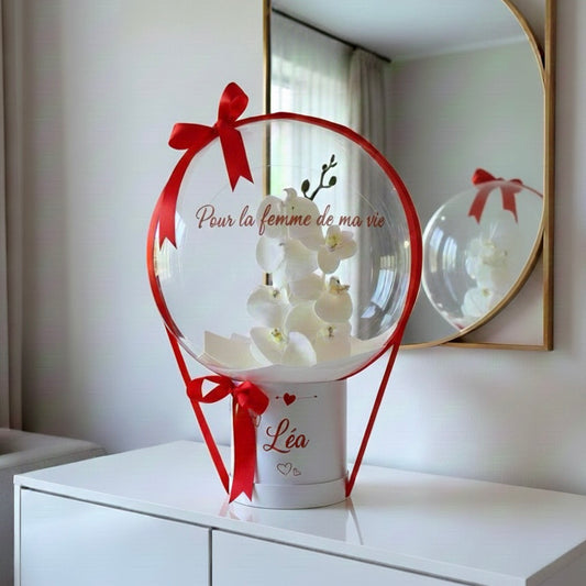 Édition Limitée : Spécial Saint-Valentin ❤️ - Bulle Orchidée Blanche