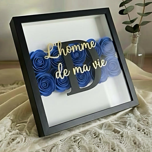 Cadre Signature Saint-Valentin - Bande Florale ❤️