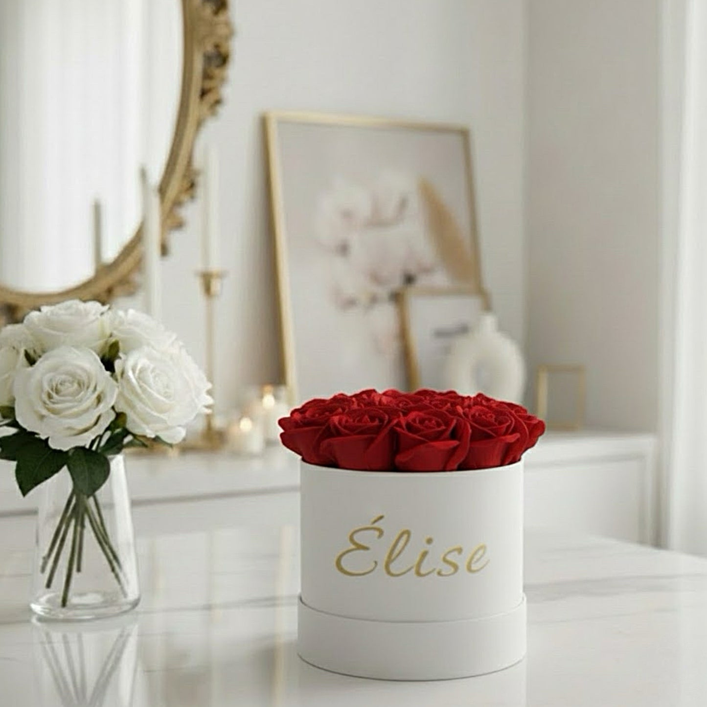 Flowerbox de Roses en Savon (M)