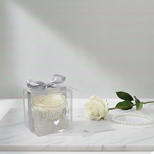 Écrin Rose Éternelle FLOWERBOXTIME