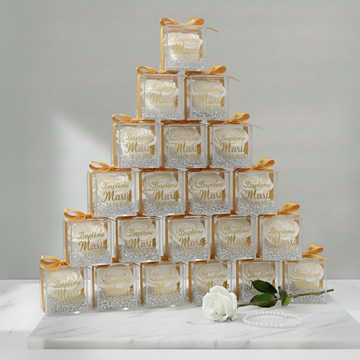 Écrin Rose Éternelle FLOWERBOXTIME