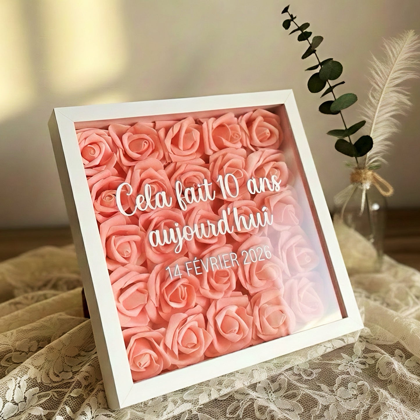 Cadre Mur de Roses - Spécial Saint-Valentin ❤️