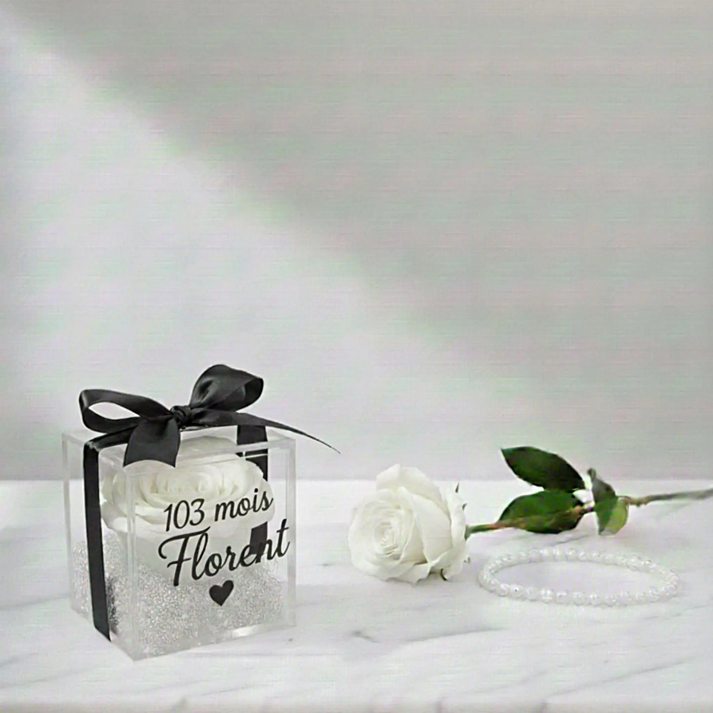 Écrin Rose Éternelle FLOWERBOXTIME