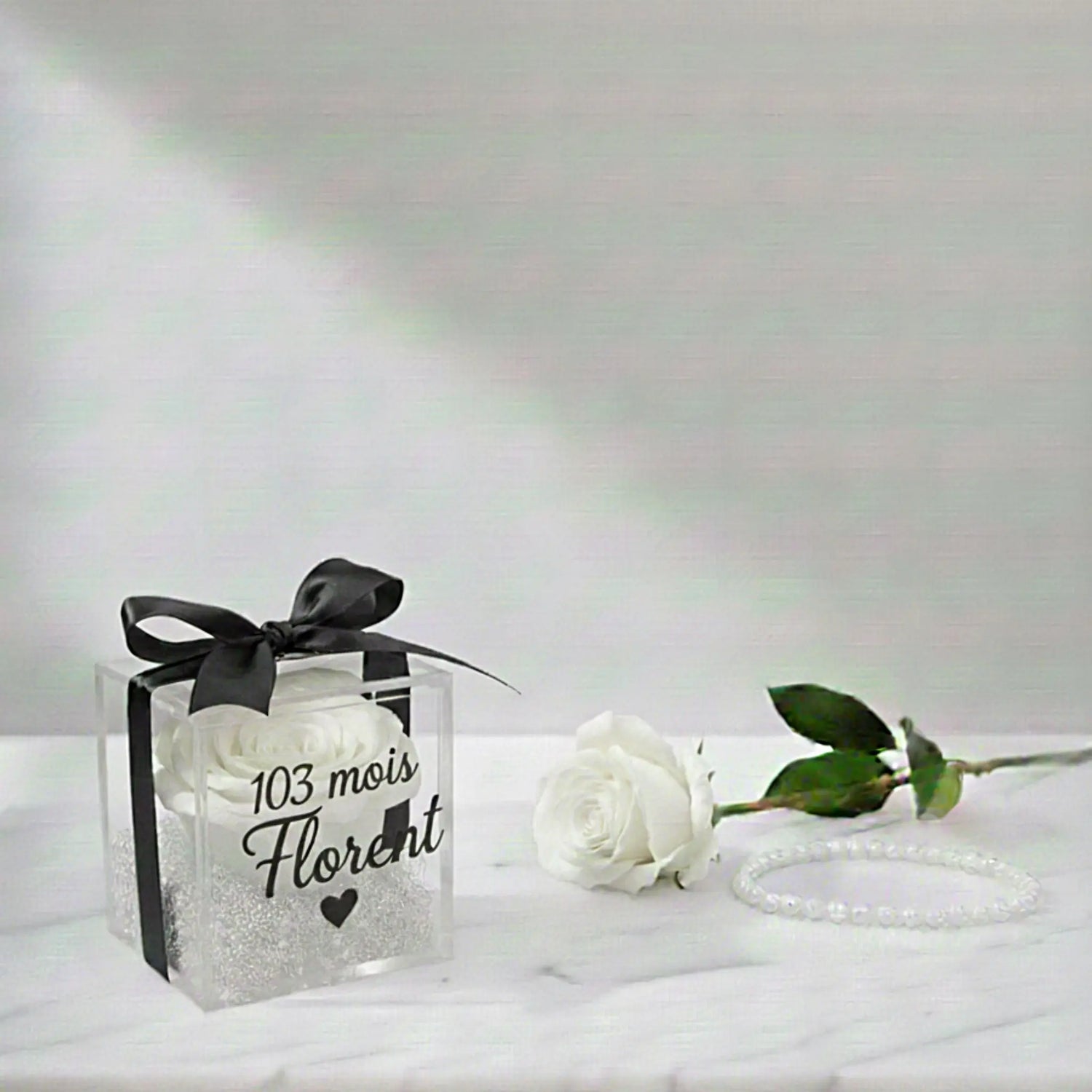 Écrin Rose Éternelle FLOWERBOXTIME