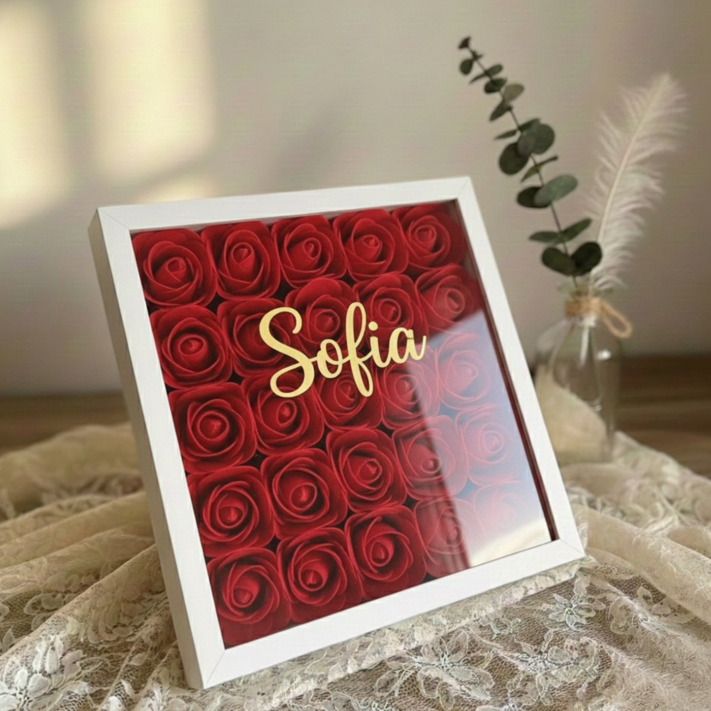 Cadre Mur de Roses - Spécial Saint-Valentin ❤️