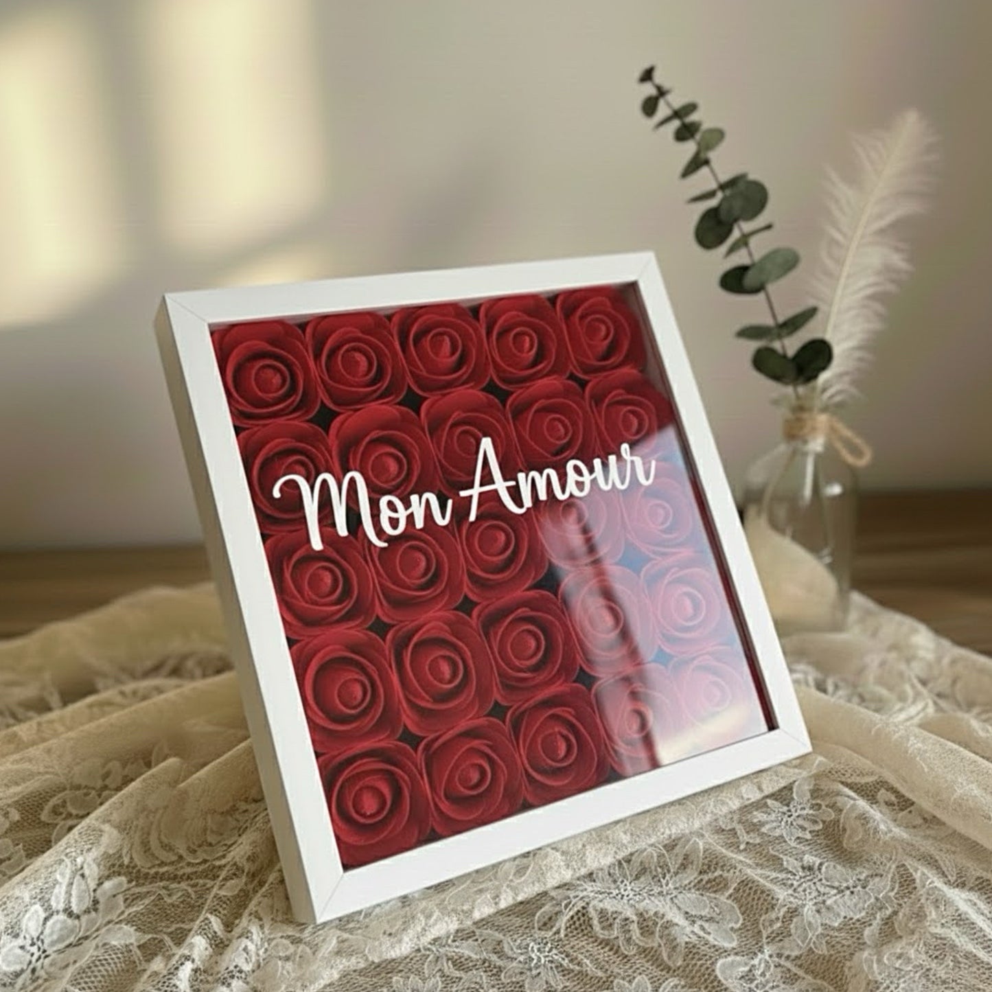 Cadre Mur de Roses - Spécial Saint-Valentin ❤️