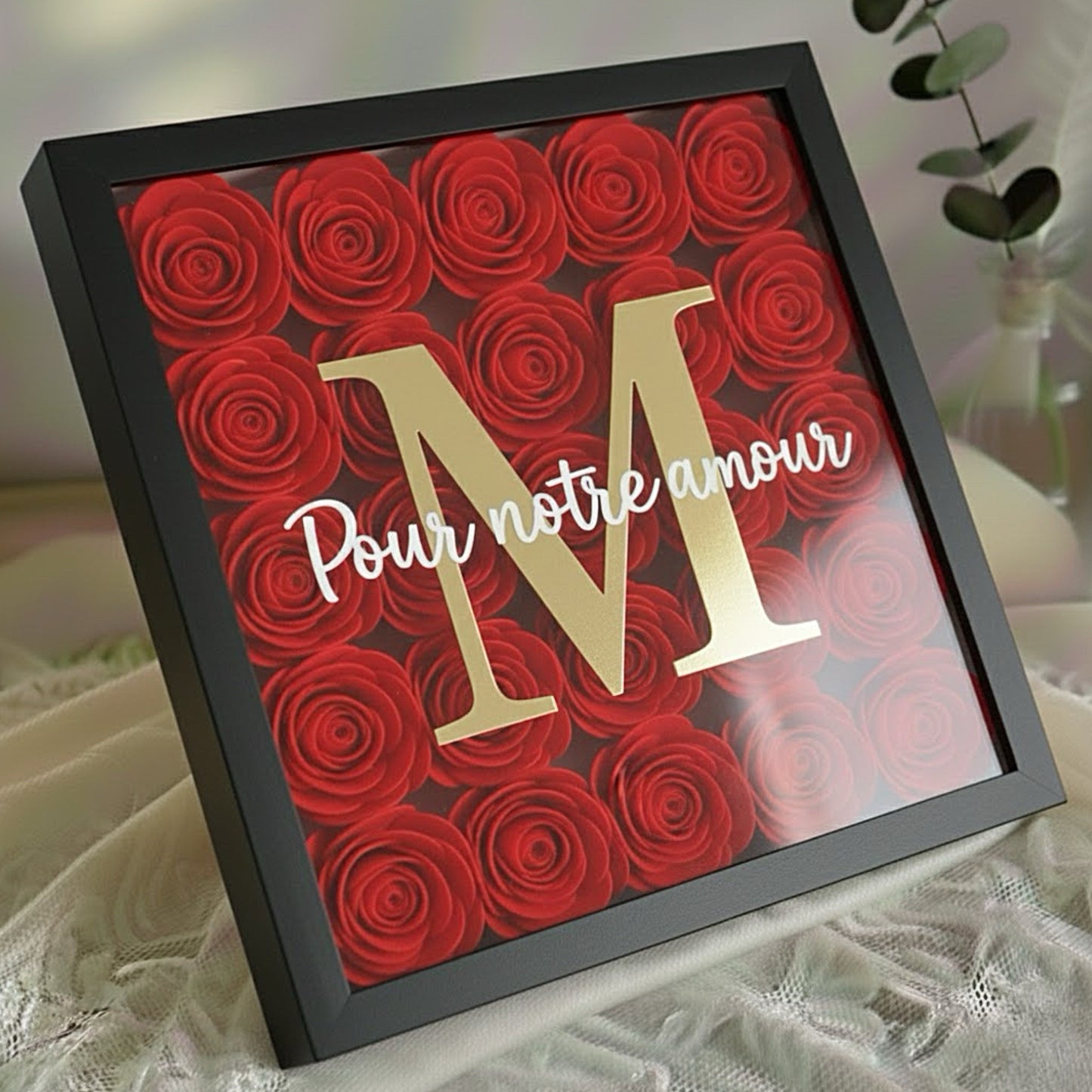 Cadre Mur de Roses - Spécial Saint-Valentin ❤️