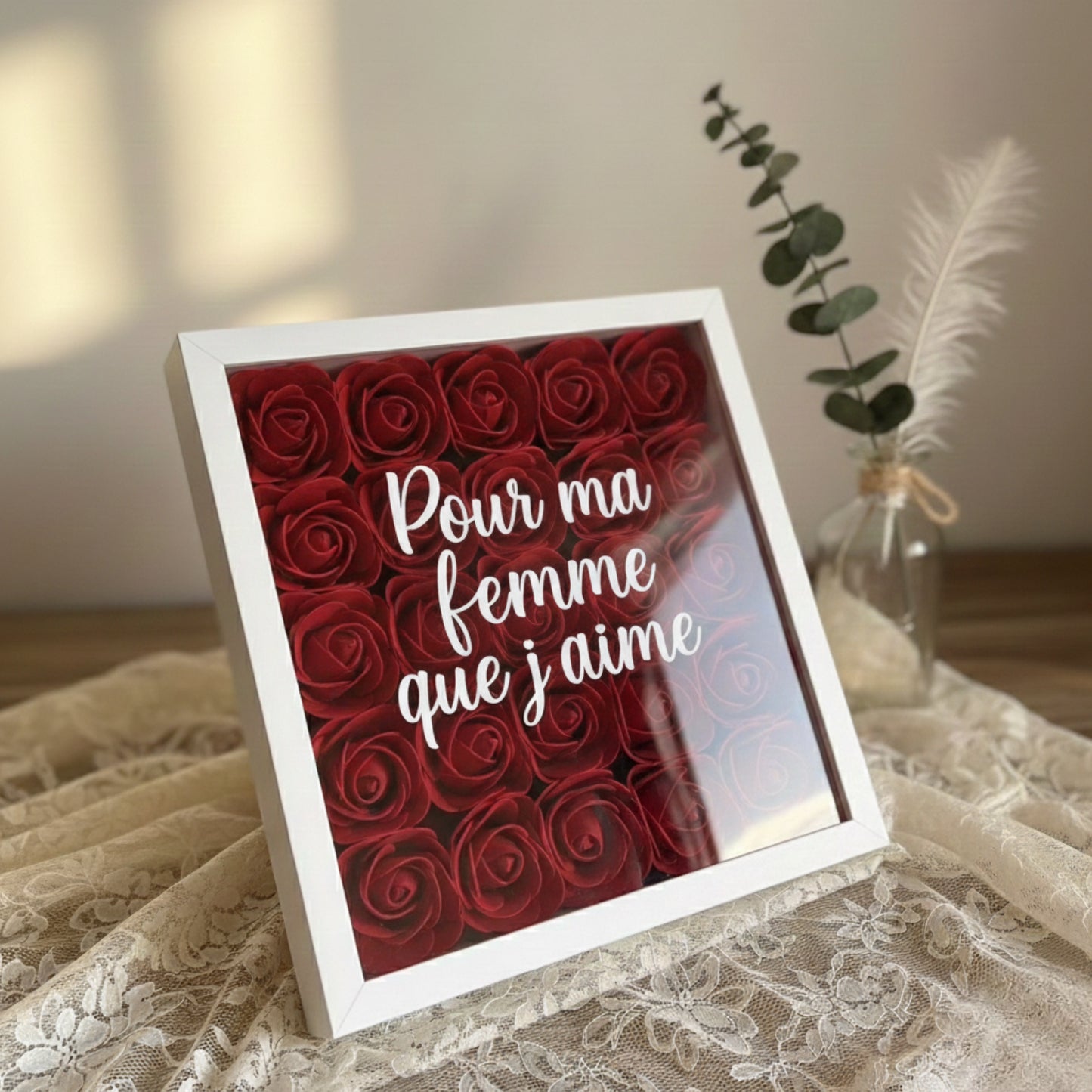 Cadre Mur de Roses - Spécial Saint-Valentin ❤️