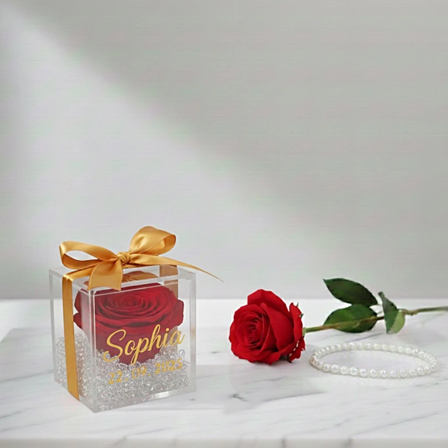 Écrin Rose Éternelle FLOWERBOXTIME