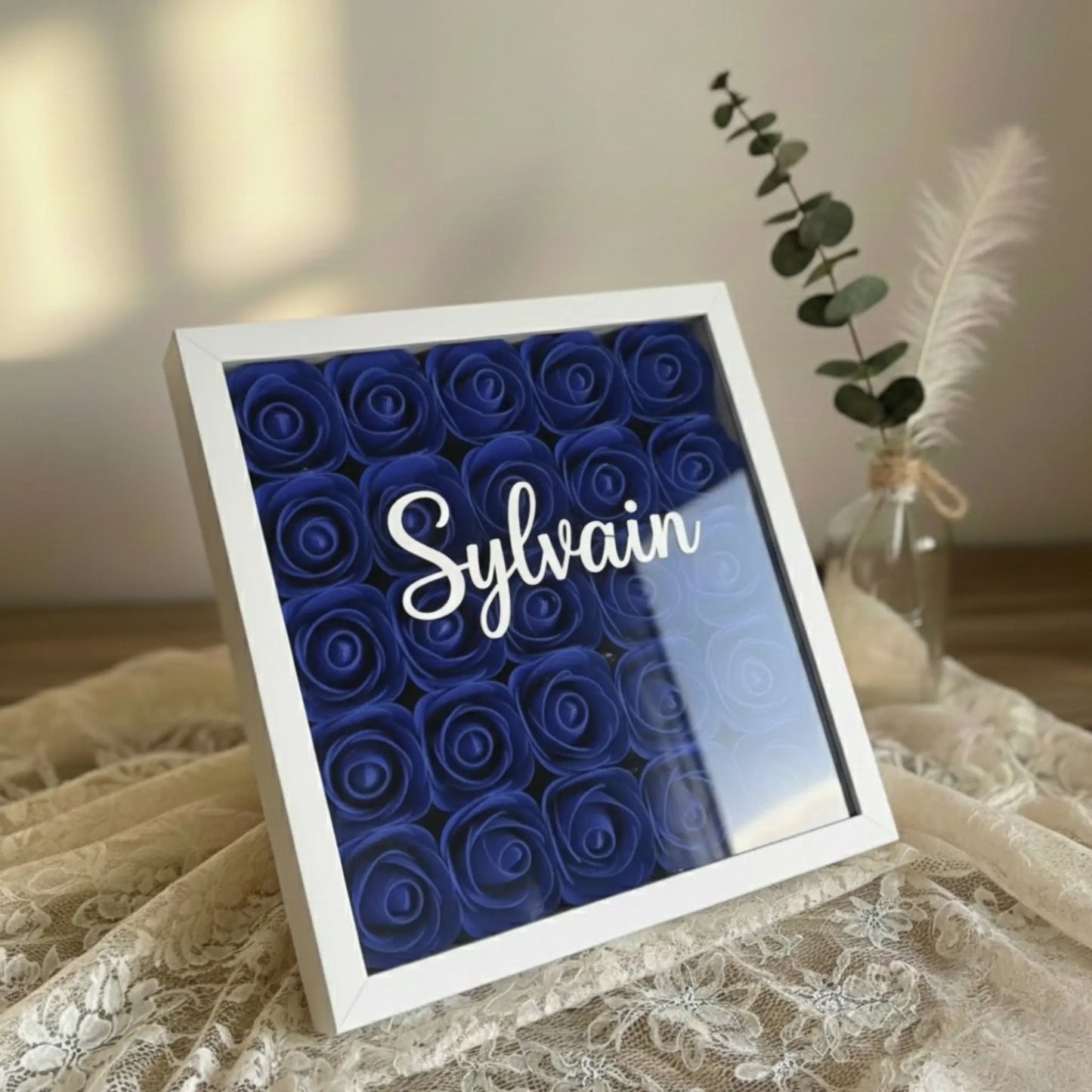 Cadre Floral Personnalisé FLOWER BOX TIME