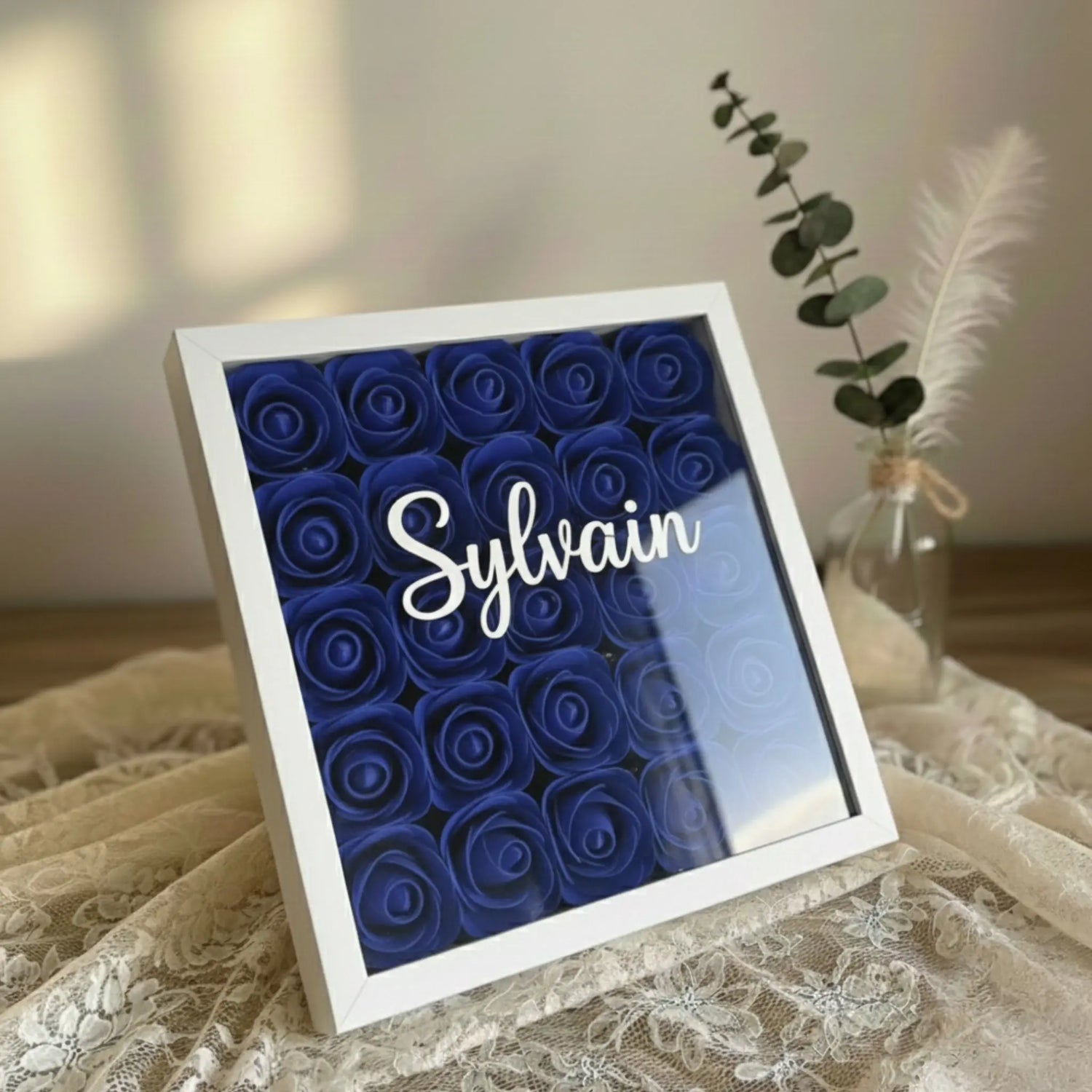 Cadre Floral Personnalisé FLOWER BOX TIME