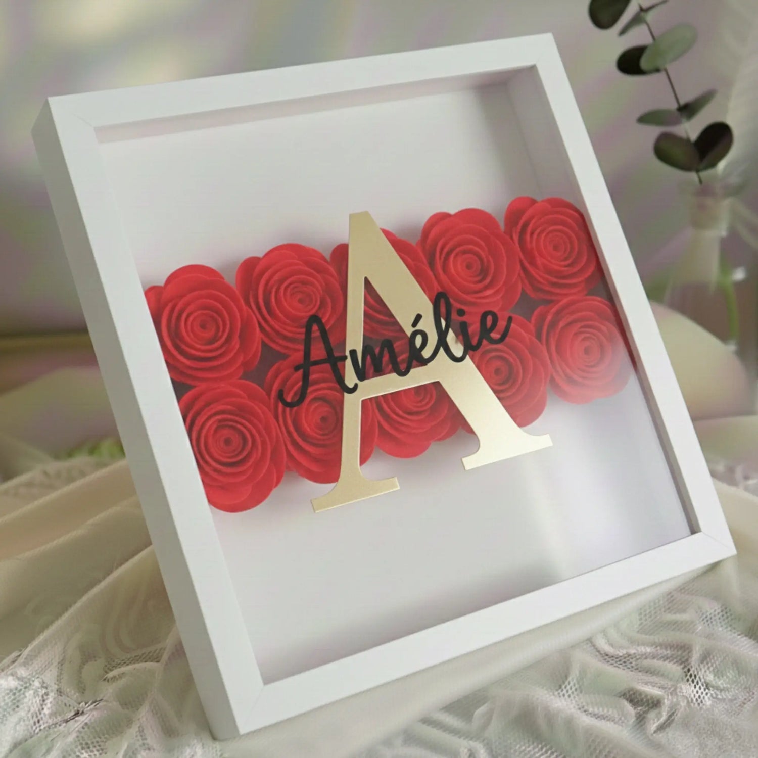 Cadre Avec Bande Florale FLOWER BOX TIME