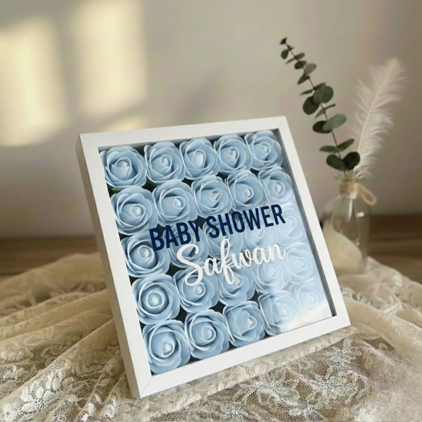 Cadre Floral Personnalisé FLOWER BOX TIME