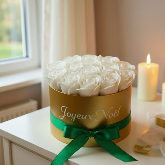Flowerbox de Roses en Savon (L) FLOWERBOXTIME