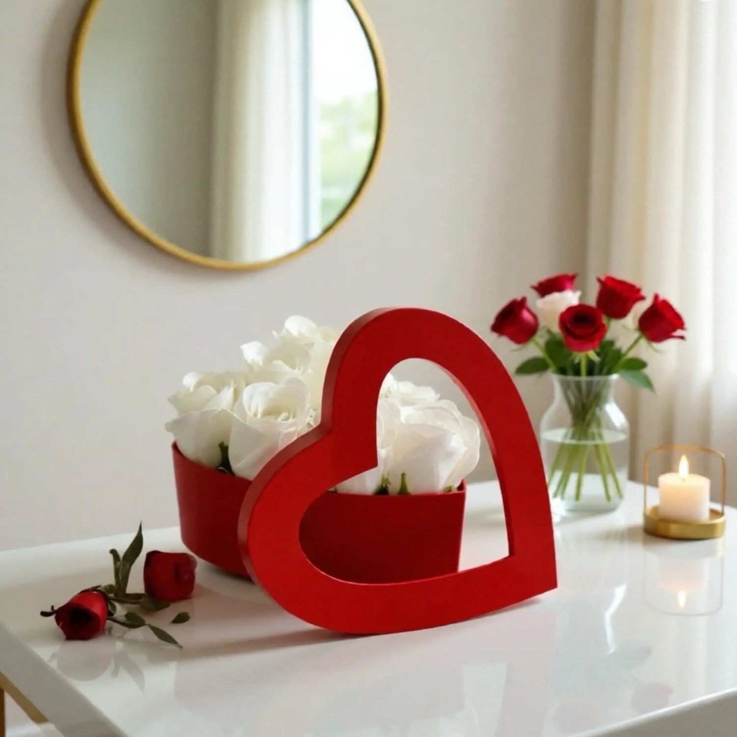 Flowerbox de Roses en Savon (S) FLOWERBOXTIME