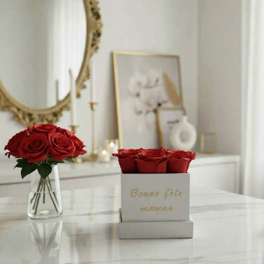 Flowerbox de Roses en Savon (S) FLOWERBOXTIME