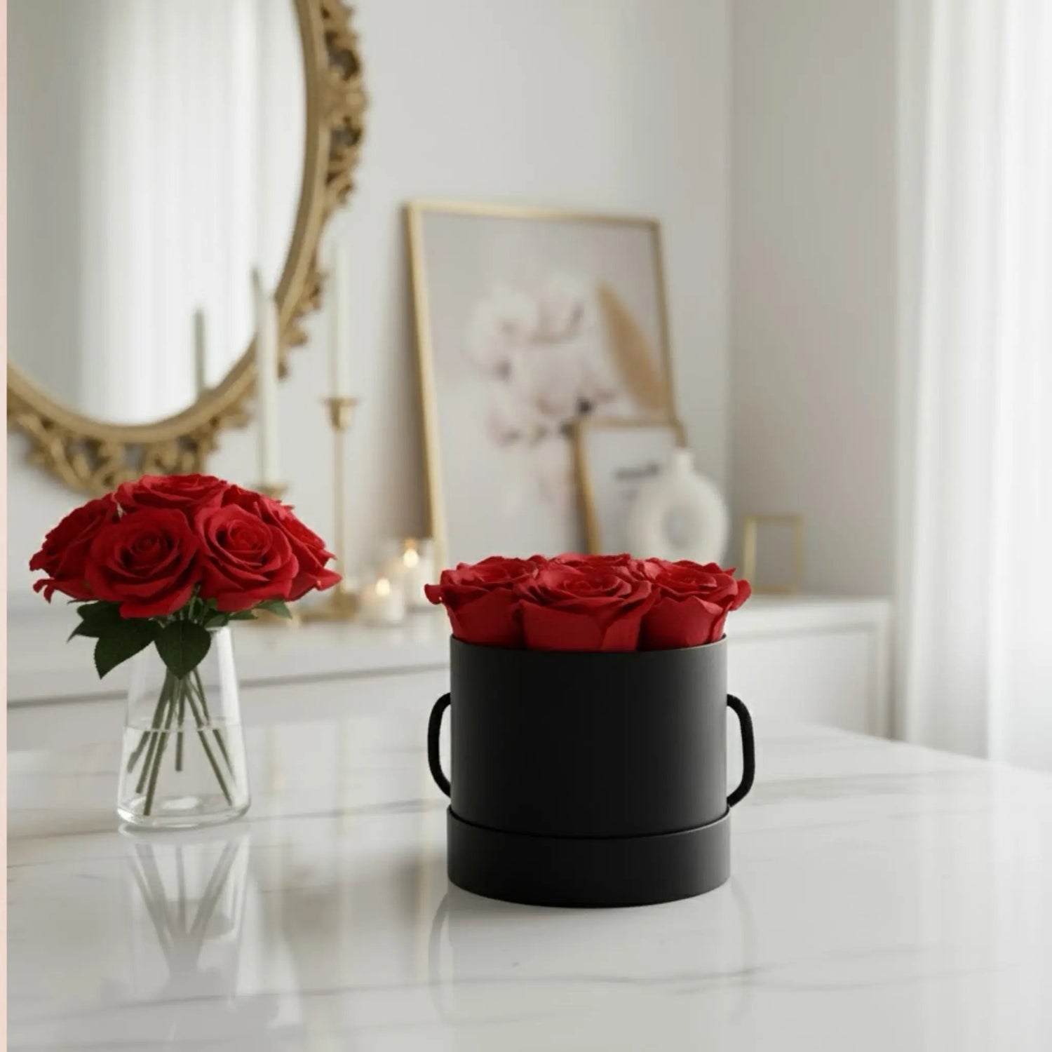 Flowerbox de Roses en Savon (S) FLOWERBOXTIME