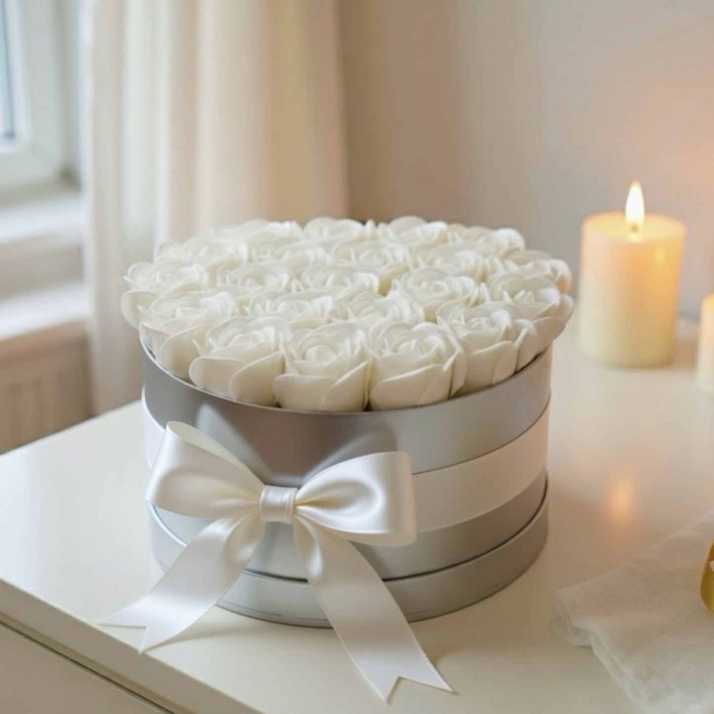 Flowerbox de Roses en Savon (L)