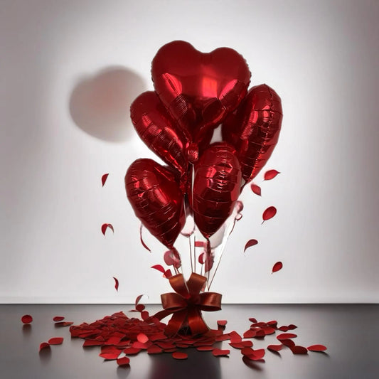 Ballons En Cœur Flowerboxtime