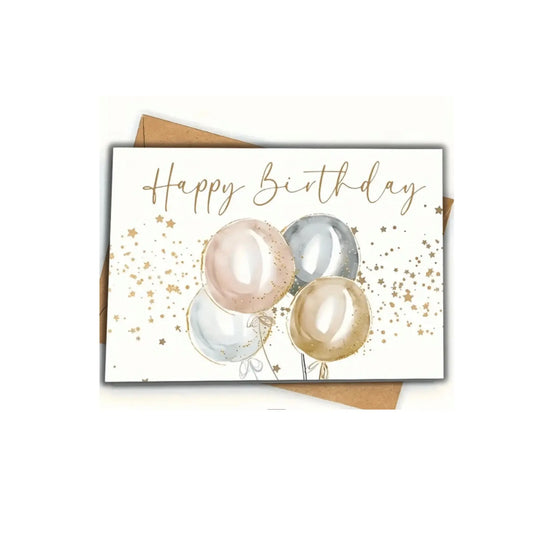 Cartes « Ballons Happy Birthday »