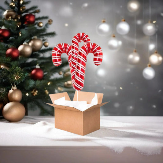 Ballon Box Surprise Noël FLOWERBOXTIME