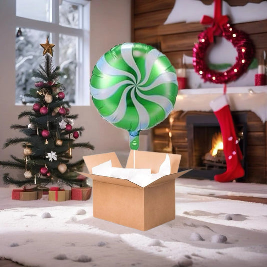 Ballon Box Surprise Noël FLOWERBOXTIME