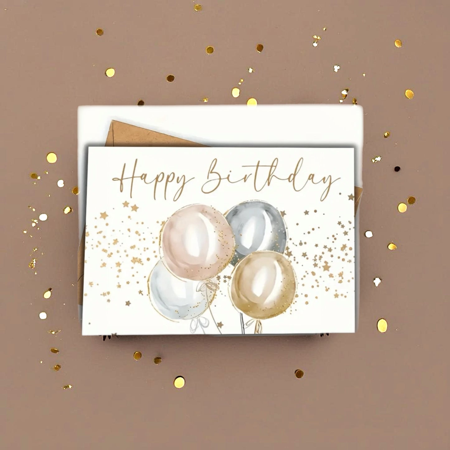 Cartes « Ballons Happy Birthday »