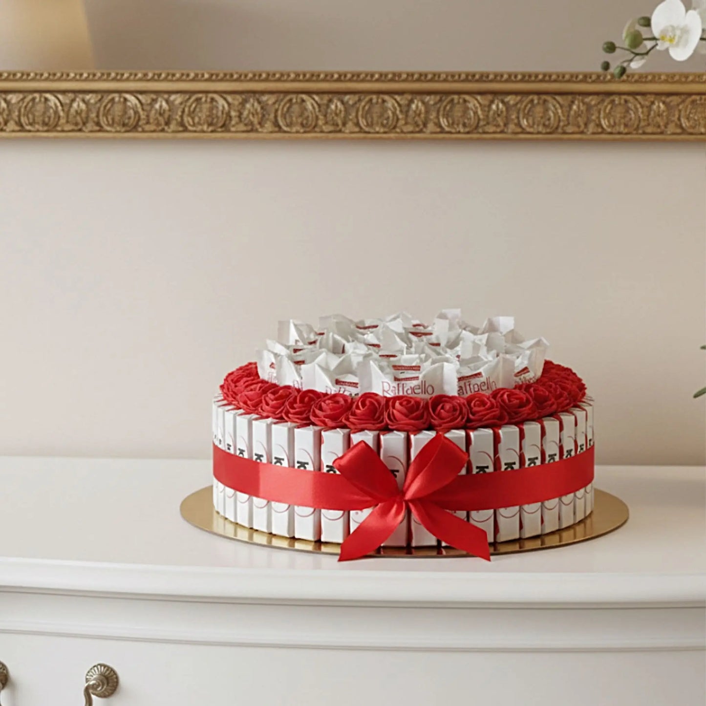 Trésor Gourmand : Box Chocolats et Roses (L) (Copie) FLOWERBOXTIME