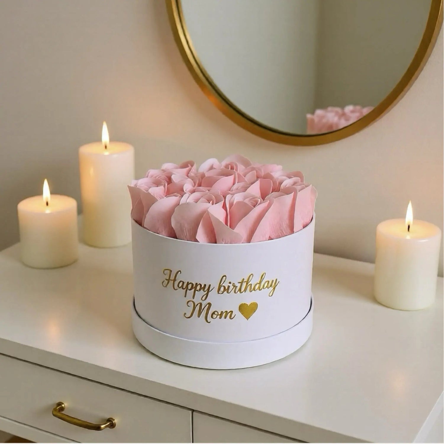 Flowerbox de Roses en Savon (M) FLOWERBOXTIME