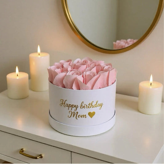 Flowerbox de Roses en Savon (M) FLOWERBOXTIME