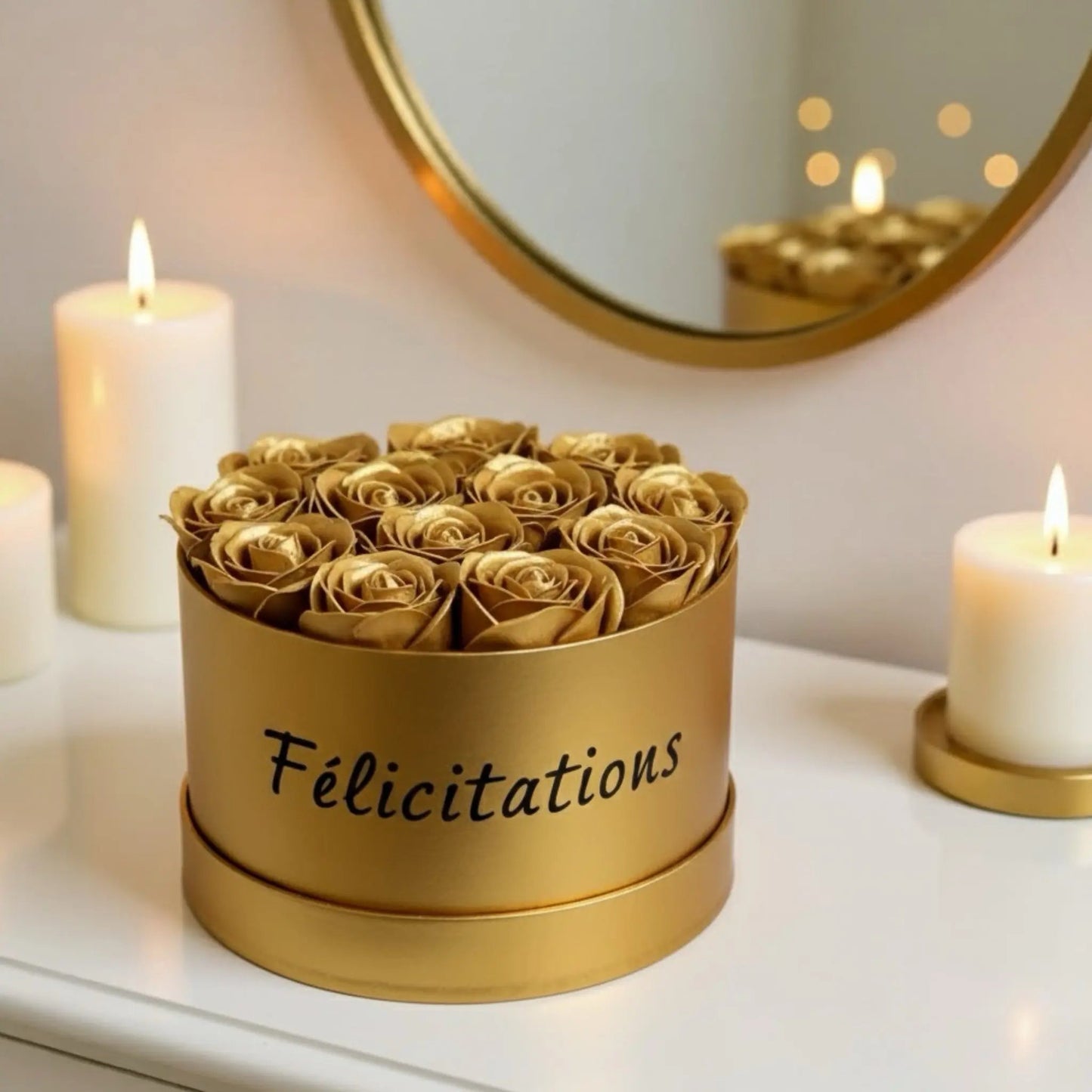 Flowerbox de Roses en Savon (M) FLOWERBOXTIME