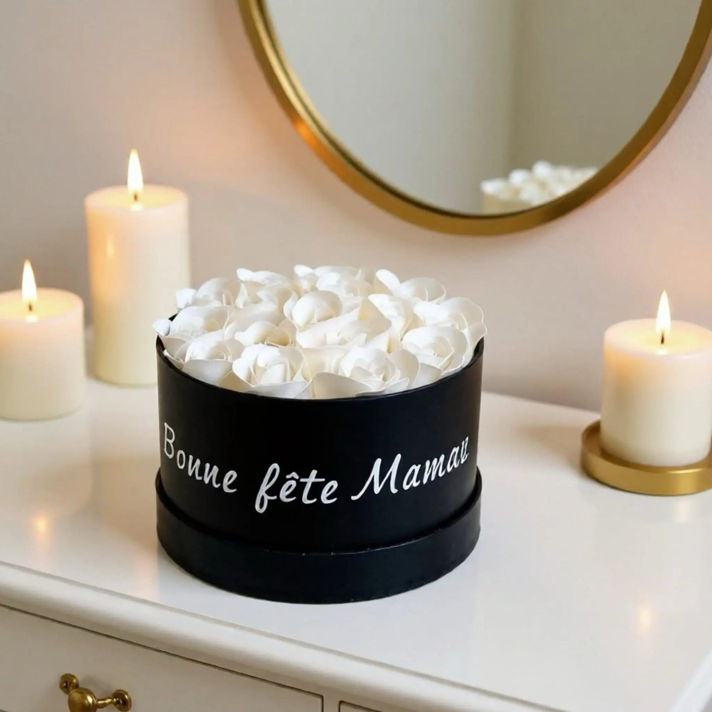 Flowerbox de Roses en Savon (M) FLOWERBOXTIME
